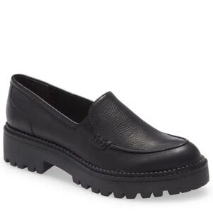 Caslon Millany Loafers Black Leather Classic size 9